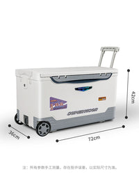 Hengguan 68L Large Capacity Fishing Cooler Box for Sea Fishing and Boat Fishing