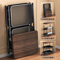 No-Assembly Rolling Storage Cart for Home, Dorm, Kitchen, and Bedroom - Multi-purpose Utility Trolley