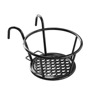European Style Wrought Iron Plant Stand for Indoor and Outdoor Use