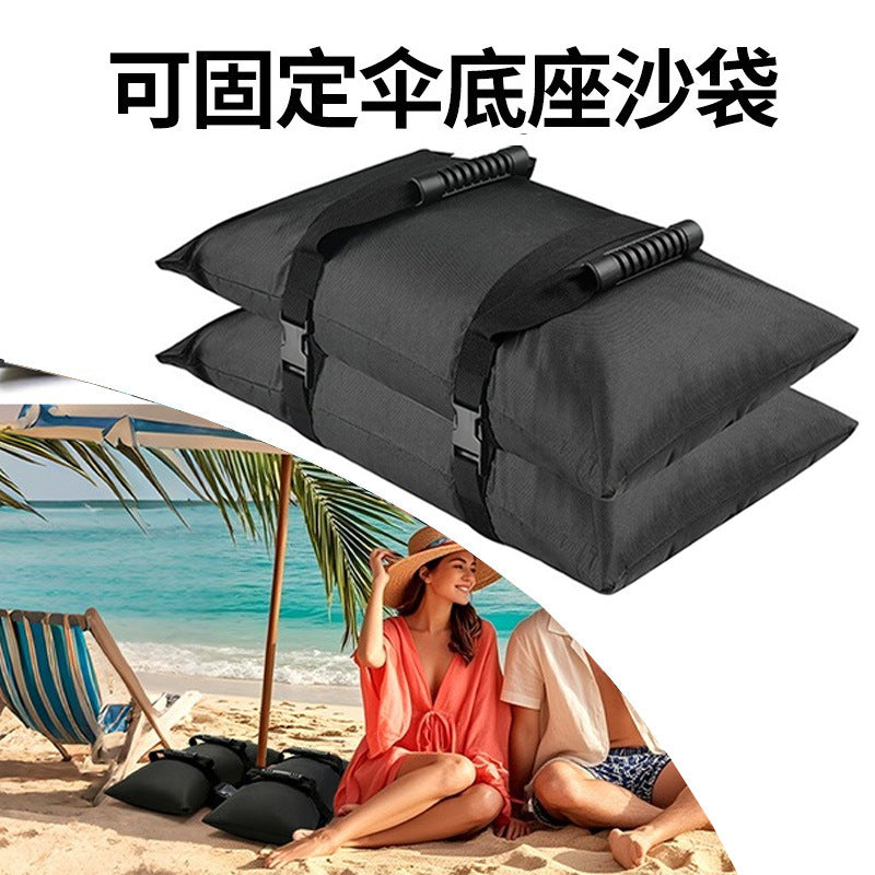 Patio Umbrella Base Weight Bags, Heavy-Duty Oxford Cloth Sand Bags for Outdoor Garden Umbrellas, Windproof