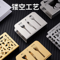 Stainless Steel Tissue Box Holder for Restaurants, KTV, Hotels, and Bars