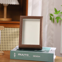 Walnut Deep Shadow Box Frame for Dried Flowers & Specimens - Wall Mount & Tabletop Display