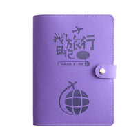 Travel Journal Notebook for Tickets and Mementos, A5 Loose-Leaf Organizer