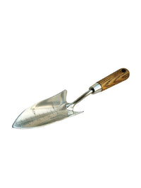 Zeego 5035 Stainless Steel Garden Hand Tool Set with Ash Wood Handle for Potting, Digging, and Planting