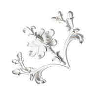 PU Faux Plaster Crown Molding for TV Background Wall Decor