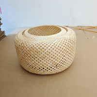 Bamboo Woven Retractable Chandelier for Teahouse Restaurant Hotel Hotpot