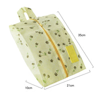 Portable Waterproof Travel Shoe Bag with Handle for Storage and Organization