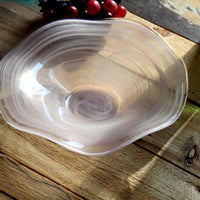 Creative Glass Fruit Bowl and Salad Dish for Living Room Coffee Table Decor