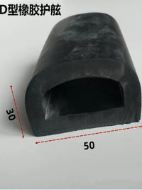 U-Shaped Rubber Fender Strip for Boats, Yachts, Docks, and Playgrounds