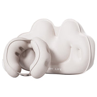Inflatable U-Shaped Travel Pillow and Lumbar Support Set with Storage Bag