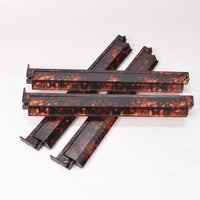 Mahjong Tile Racks with Pushers, 17.5-inch, 2-in-1 American/Jewish Style Mahjong Rulers