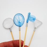 Dollhouse Miniature Fishing Net Insect Net Model Toy Accessory