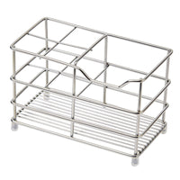 Stainless Steel Toothbrush Holder for Bathroom Vanity, Electric Toothbrush and Toothpaste Organizer
