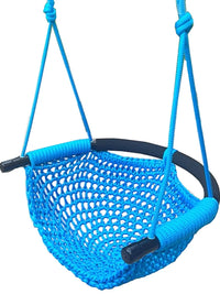 Hand-Woven Indoor/Outdoor Swing Chair for Kids & Adults