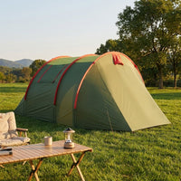 Albatross Outdoor Camping Tent, Sunscreen Rainproof Portable Large Space for 3-4 People, One Room One Hall