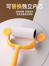 Reusable Lint Roller with Tear-Off Sheets for Pet Hair Removal and Dust Cleaning
