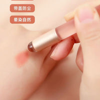 Portable Silicone Lip Brush with Cap for Lipstick and Lip Mud
