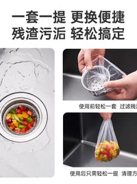 Universal Thickened Reinforced Sink Strainer Mesh, Stainless Steel Kitchen Drain Anti-Clogging Filter, Tear-Resistant