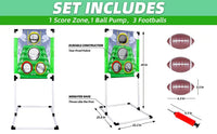 Kids Football Toss Game Set with Sandbags - Outdoor Sports Practice Toy
