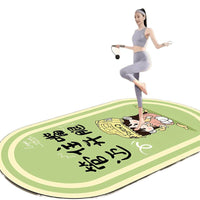 Thickened Jump Rope Yoga Mat for Noise Reduction and Shock Absorption, Non-Slip Pilates Dance Mat