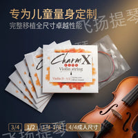 CharmX Nylon Violin String for Practice and Performance, D String
