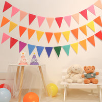 Triangle Pennant Banner for Birthday Party & Classroom Decoration