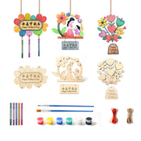 DIY Wooden Wind Chime Kit for Kids & Adults - Laser Cut Craft Project