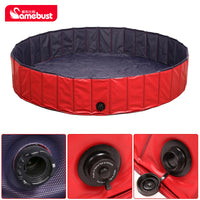 Foldable Pet Bathing Pool for Dogs - Portable PVC Bathtub for Small to Large Breeds