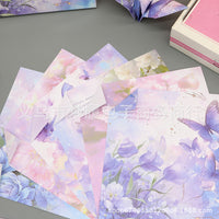 15cm Double-Sided Butterfly Floral Origami Paper for DIY Crafts