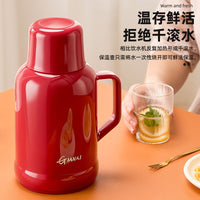 Jianxi Glass Lined Vacuum Insulated Thermos Bottle for Home and Dorm