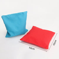 Kids Outdoor Portable Bean Bag Toss Game Set - Refillable Magic Sandbag for Easy Filling