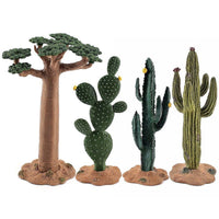Artificial Tropical Plant Models Cactus Baobab Tree Micro Landscape Ornaments
