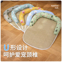 Pet Cooling Mat for Dogs and Cats, Summer Ice Silk Pet Bed, All Seasons