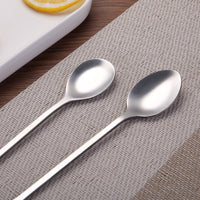 Stainless Steel Gourd Handle Bar Spoon Long Handle Oil Spoon Honey Stirrer