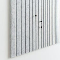 12-Pack Felt Acoustic Panels for Soundproofing and Wall Decor, Vertical Stripe Design