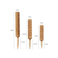 Coir Moss Pole for Climbing Plants, Monstera, Pothos, and Indoor Greenery Support