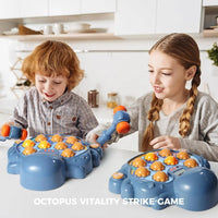 Whack-A-Mole Game Toy for Kids, Interactive Parent-Child Early Education Push-Button Game Machine