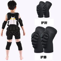 Kids' Sponge Knee and Elbow Pads Set for Cycling, Skating, and Balance Bikes