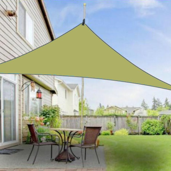 Outdoor Triangle Sun Shade Sail UV Protection Waterproof Canopy for Camping Beach