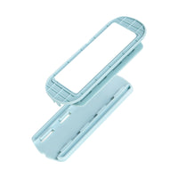 Punch-Free Wall-Mounted Power Strip Holder with Cable Organizer