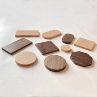 Walnut Wood Display Base for Figurines and Miniatures