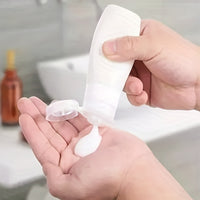 12-Piece Travel Refillable Bottle Set for Lotions, Sprays, and Creams with Dispensing Tools