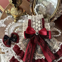 Pet Princess Dress for Small Dogs and Cats, Christmas & New Year Festive Apparel