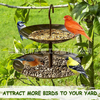 Outdoor Hanging Metal Wild Bird Feeder for Garden Decoration