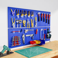 Perforated Pegboard Panel for Shelf Side/Back, Tool Storage & Display, Hardware Organizer