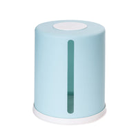 Round Desktop Toilet Paper Holder with Side Pull Dispenser for Home and Office