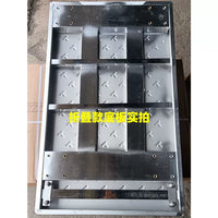 Stainless Steel Folding Platform Cart with Silent Wheels for Supermarkets, Restaurants, and Hotels