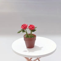Mini Rose Potted Plant Model