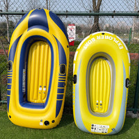 Inflatable Kayak Thickened Wear-Resistant Assault Boat Rubber Dinghy Fishing Drifting Outdoor Air Cushion Boat Foldable Raft