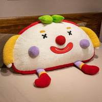Cute Clown Plush Toy Pillow for Bed and Sofa